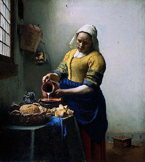 Johannes Vermeer Milkmaid Germany oil painting art